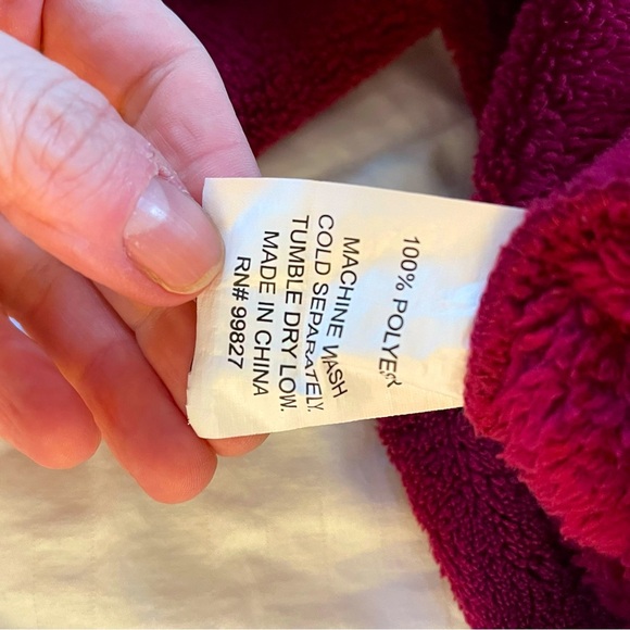 Pine Cone Hill Deep Pink Cozy Lounge Fleece - EUC Size Small - Picture 5 of 5